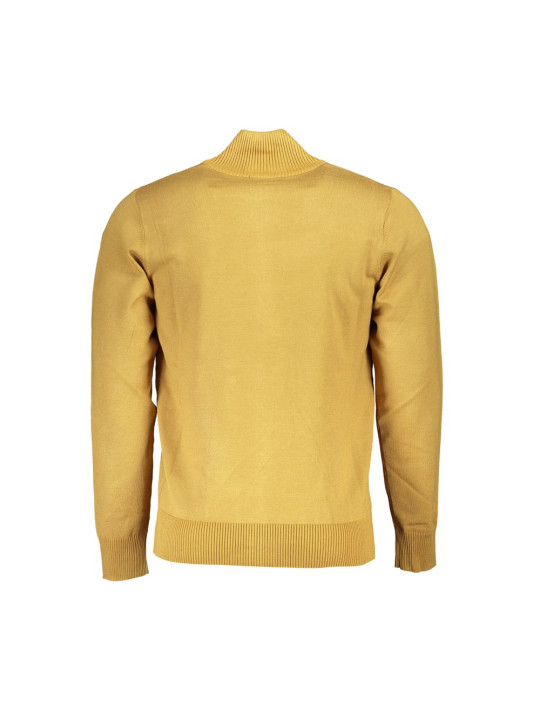 Sweaters Elegant Long Sleeve Yellow Cardigan with Embroidery 150,00 € 8100031922783 | Planet-Deluxe