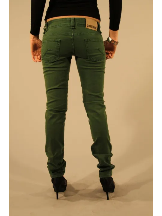"JOHN GALLIANO Startseite im Sale | JOHN GALLIANO JEANS DENIM FRAU GRÜN online kaufen"|Planet-Deluxe
