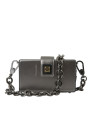 Shoulder Bags Metallic Gray Calfskin Shoulder Bag with Chain Strap 3.830,00 € 8057142474994 | Planet-Deluxe