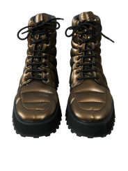 Boots Bronze Plateau Padded Boots with DG Logo Plate 2.830,00 € 8057142472532 | Planet-Deluxe
