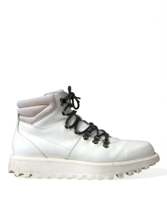 Boots Pristine White Italian Ankle Boots 2.830,00 € 8059226594604 | Planet-Deluxe