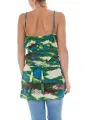"JOHN GALLIANO T-Shirts im Sale | "John Galliano Seidentop Camouflage Grün" online kaufen"|Planet-Deluxe