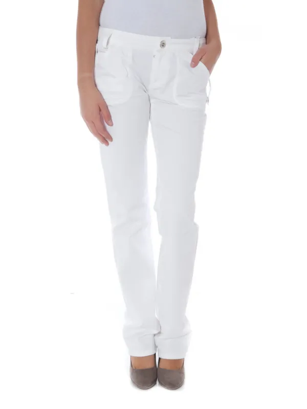 "PHARD KUSTER BIANCO: Schlanke 6-Taschen Hose für Damen" "PHARD KUSTER BIANCO: Schlanke 6-Taschen Hose für Damen"