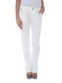 "PHARD KUSTER BIANCO: Schlanke 6-Taschen Hose für Damen"