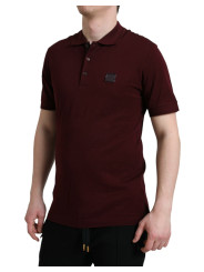 T-Shirts Elegant Maroon Cotton Blend Polo Tee 1.080,00 € 8057155897247 | Planet-Deluxe