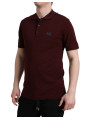 T-Shirts Elegant Maroon Cotton Blend Polo Tee 1.080,00 € 8057155897247 | Planet-Deluxe