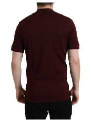 T-Shirts Elegant Maroon Cotton Blend Polo Tee 1.080,00 € 8057155897247 | Planet-Deluxe