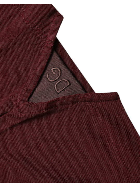 T-Shirts Elegant Maroon Cotton Blend Polo Tee 1.080,00 € 8057155897247 | Planet-Deluxe