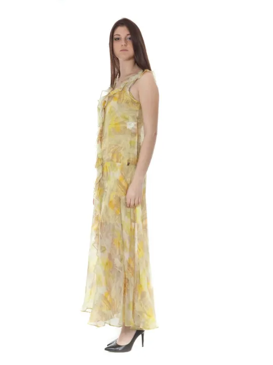 Elegantes Gelbes Abendkleid von John Galliano - Exklusiv