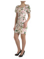 Dresses Elegant Pink Lily Print Sheath Dress 3.540,00 € 8059226697480 | Planet-Deluxe