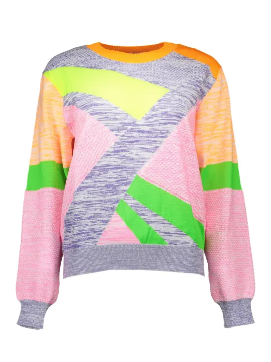 "Love Moschino Startseite im Sale | LIEBE MOSCHINO MEHRFARBIGER FRAUENPULLOVER online kaufen"|Planet-Deluxe