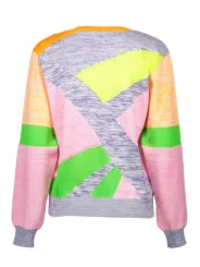 "Love Moschino Startseite im Sale | LIEBE MOSCHINO MEHRFARBIGER FRAUENPULLOVER online kaufen"|Planet-Deluxe