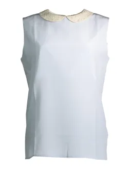 GANT Breiter Schultertank mit Kontrastkragen - Stilvoll & Modern