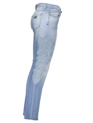 "Just Cavalli Jeans im Sale | Just Cavalli Himmelblau Jeans mit Stickereien online kaufen"|Planet-Deluxe