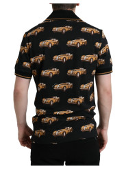 T-Shirts Black Car Print Short Sleeve Polo T-shirt 1.260,00 € 8057155003341 | Planet-Deluxe