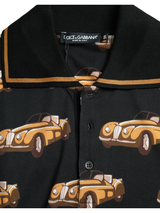 T-Shirts Black Car Print Short Sleeve Polo T-shirt 1.260,00 € 8057155003341 | Planet-Deluxe