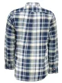 GANT Elegantes Karo-Langarmhemd in Blau-Grau