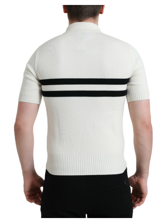 T-Shirts White DG Logo Collared Henley Shirt T-shirt 2.810,00 € 8059226825371 | Planet-Deluxe