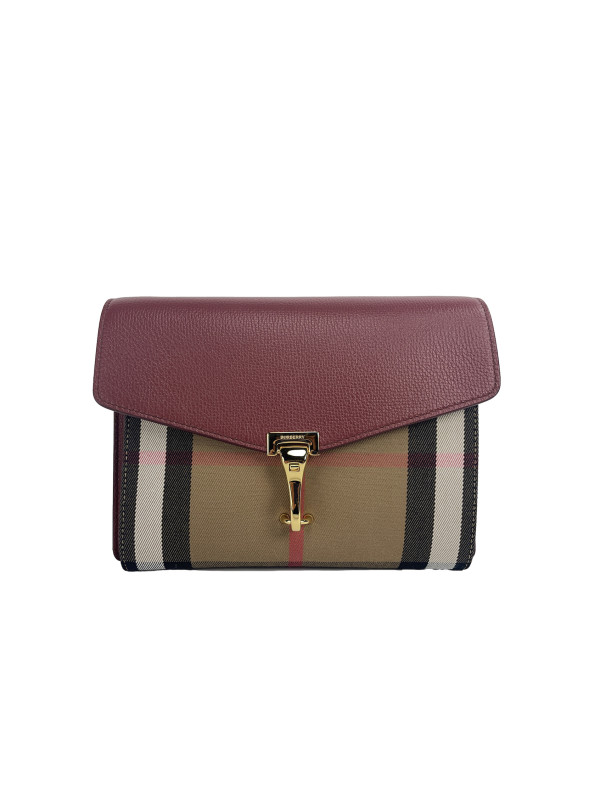 Handbags Macken Small Crimson House Check Leather Crossbody Bag 1.290,00 € 5045704784387 | Planet-Deluxe