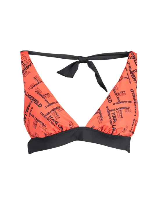 "Karl Lagerfeld Beachwear Startseite im Sale | KARL LAGERFELD BEACHWEAR BADEANZUGTEILE OBEN FRAU ROT online kaufen"|Planet-Deluxe