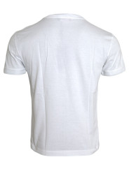 T-Shirts White Logo Patch Cotton Crew Neck T-shirt 790,00 € 8054802168415 | Planet-Deluxe