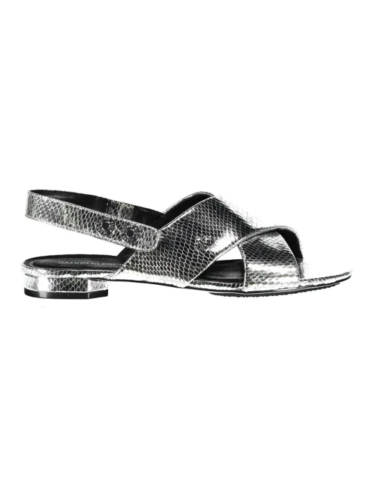 "Calvin Klein Startseite im Sale | CALVIN KLEIN SILBER FRAUEN SANDALENSCHUHE online kaufen"|Planet-Deluxe