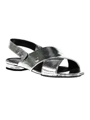 "Calvin Klein Startseite im Sale | CALVIN KLEIN SILBER FRAUEN SANDALENSCHUHE online kaufen"|Planet-Deluxe