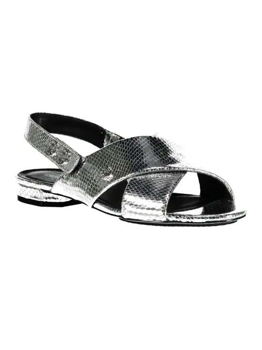 "Calvin Klein Startseite im Sale | CALVIN KLEIN SILBER FRAUEN SANDALENSCHUHE online kaufen"|Planet-Deluxe