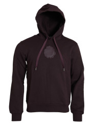 Sweaters Purple Logo Crest Hooded Pullover Sweatshirt Sweater 1.400,00 € 8050249423650 | Planet-Deluxe