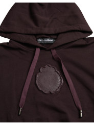 Sweaters Purple Logo Crest Hooded Pullover Sweatshirt Sweater 1.400,00 € 8050249423650 | Planet-Deluxe