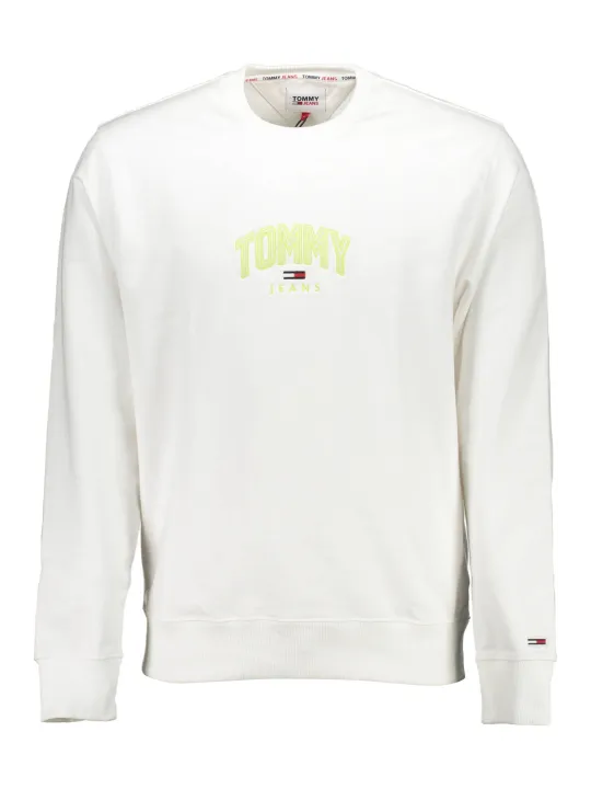 "Tommy Hilfiger Startseite im Sale | TOMMY HILFIGER SWEATSHIRT OHNE REISSVERSCHLUSS HERREN WEISS online kaufen"|Planet-Deluxe