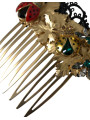 Other Gold Brass Crystal Lady Bug Women Hair Comb 1.410,00 € 8056305241725 | Planet-Deluxe