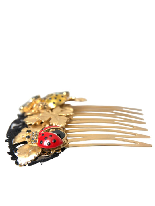 Other Gold Brass Crystal Lady Bug Women Hair Comb 1.410,00 € 8056305241725 | Planet-Deluxe