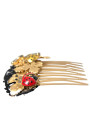 Other Gold Brass Crystal Lady Bug Women Hair Comb 1.410,00 € 8056305241725 | Planet-Deluxe