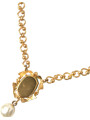 Necklaces Gold Brass Chain Pearl Pendant Charm Necklace 790,00 € 8050249424411 | Planet-Deluxe
