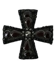 Other Black Crystals Embellished Cross Pin Brooch 750,00 € 8058091348138 | Planet-Deluxe