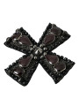 Other Black Crystals Embellished Cross Pin Brooch 750,00 € 8058091348138 | Planet-Deluxe