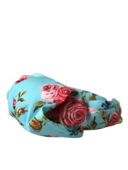 Headbands Turquoise Floral Applique Silk Women Headband Diadem 910,00 € 8058091008872 | Planet-Deluxe