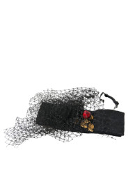 Headbands Black Strawberry Sicily Crystal Mesh Net Headband Diadem 2.060,00 € 8058696337414 | Planet-Deluxe