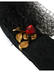 Headbands Black Strawberry Sicily Crystal Mesh Net Headband Diadem 2.060,00 € 8058696337414 | Planet-Deluxe