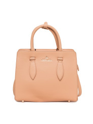 Braune Lederhandtasche mit Schulterriemen
