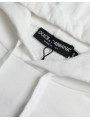 Sweaters White Cotton Hooded Sweatshirt Pullover Sweater 1.490,00 € 8057155543496 | Planet-Deluxe