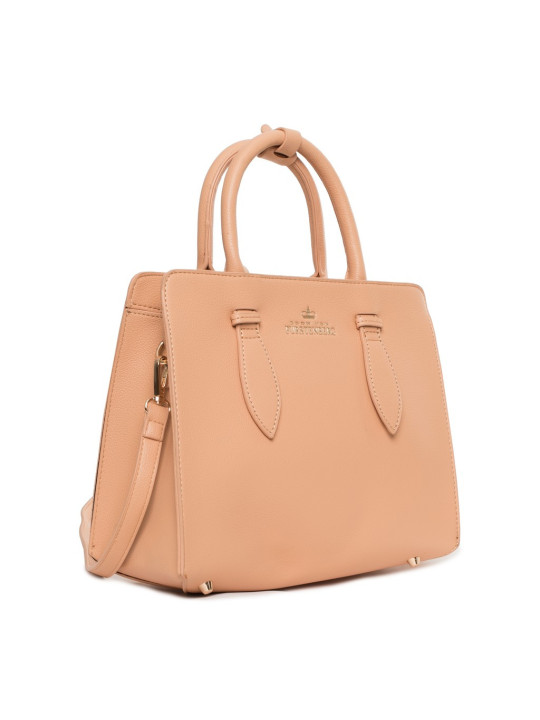 Braun Leder Handtasche Egon Furstenberg