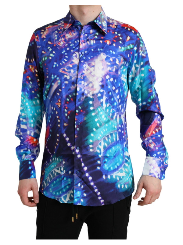 Shirts Purple Luminarie Silk Slim MARTINI Shirt 2.430,00 € 8056265119225 | Planet-Deluxe