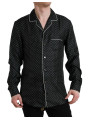 Shirts Black Polka Dot Silk Long Sleeve Shirt 1.680,00 € 8056305924819 | Planet-Deluxe