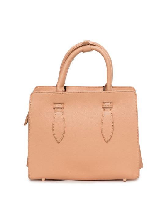 Braun Leder Satchel Handtasche