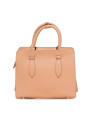 Braun Leder Satchel Handtasche