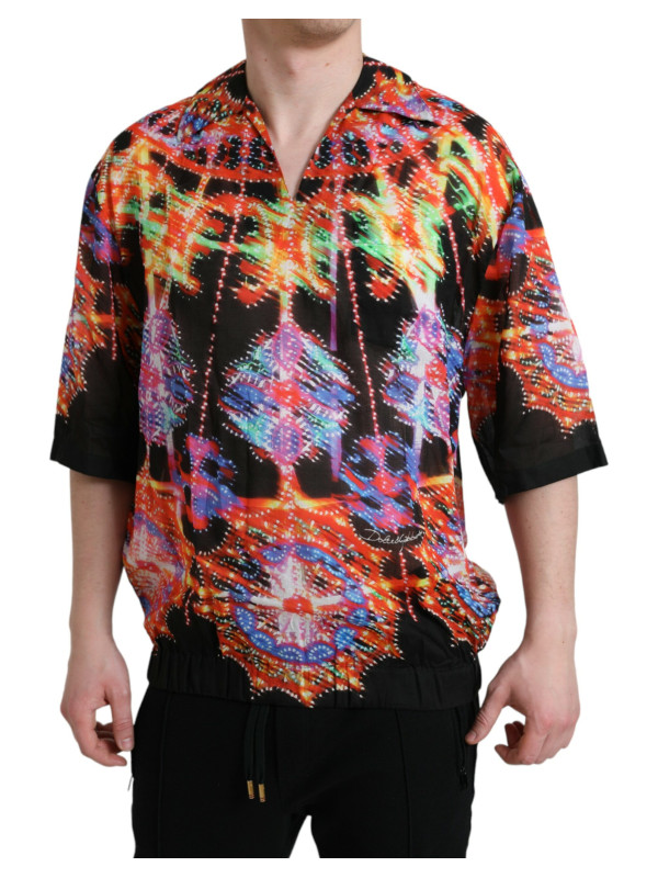T-Shirts Multicolor Luminarie Print Cotton T-shirt 2.240,00 € 8052145217432 | Planet-Deluxe