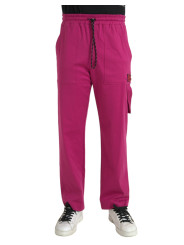 Jeans & Pants Pink Logo Cargo Cotton Jogger Sweatpants Pants 1.840,00 € 8057142772908 | Planet-Deluxe