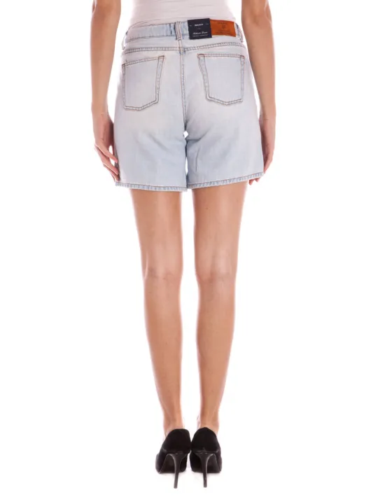 "GANT Jeans im Sale | GANT Denimshorts Azurblau 5-Taschen  online kaufen"|Planet-Deluxe